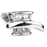 BDStyle Stuck In Male Chastity Cage With Flat Ring Male Chastity